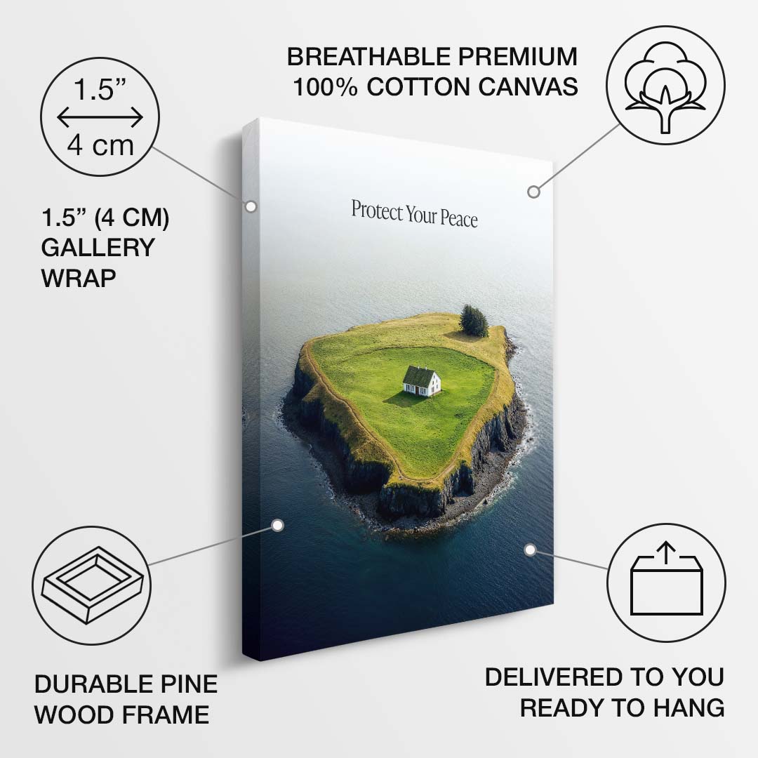 Protect Your Peace canvas art