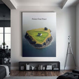 Protect Your Peace canvas wall art