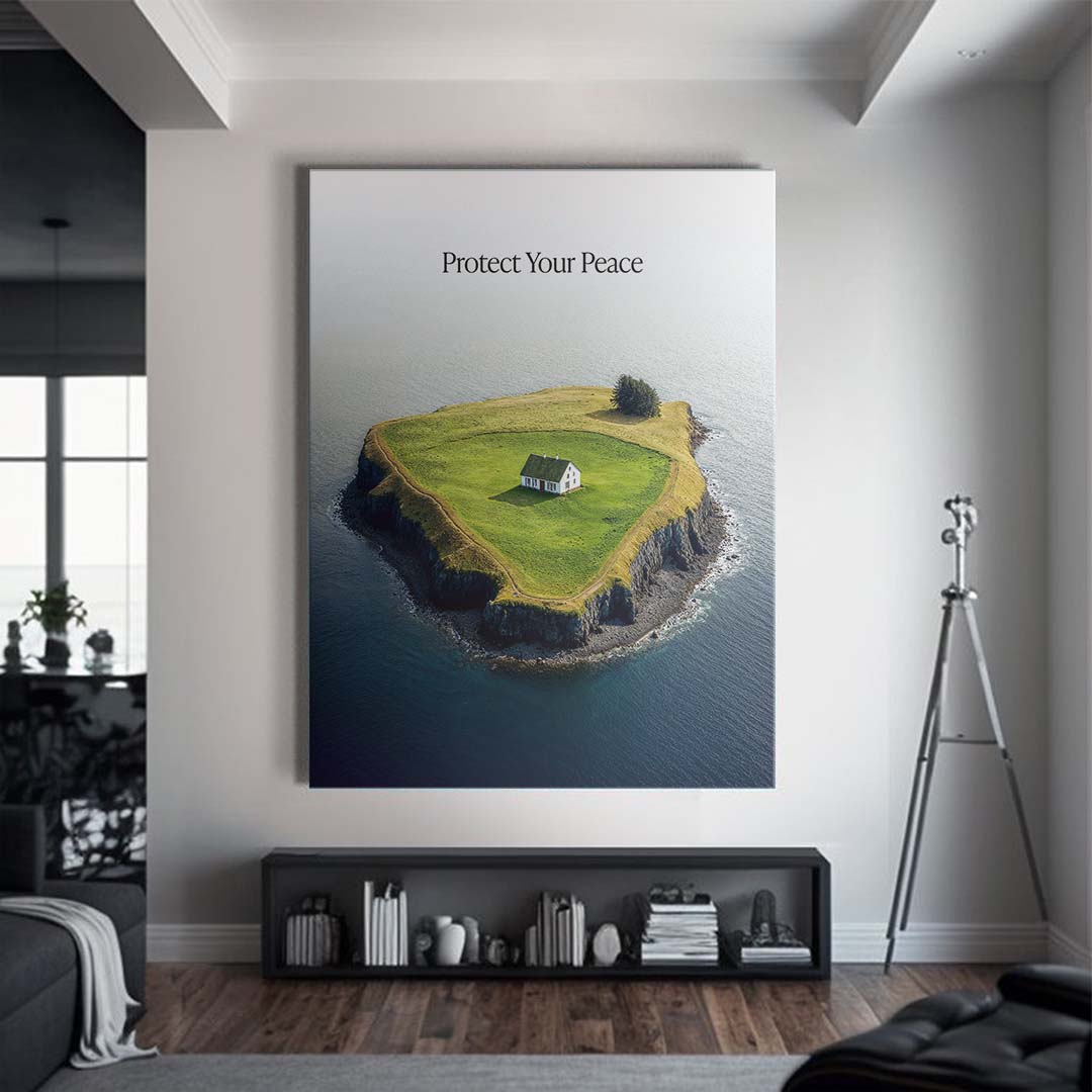 Protect Your Peace canvas art