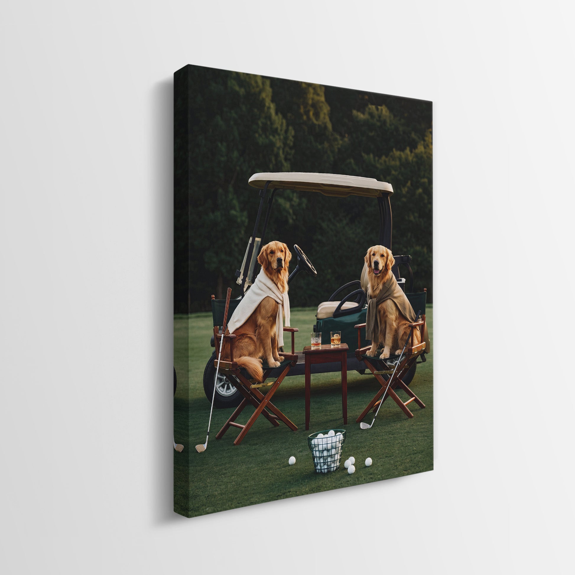 Puppy Golf canvas side edge