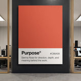 Purpose Palette canvas wall art