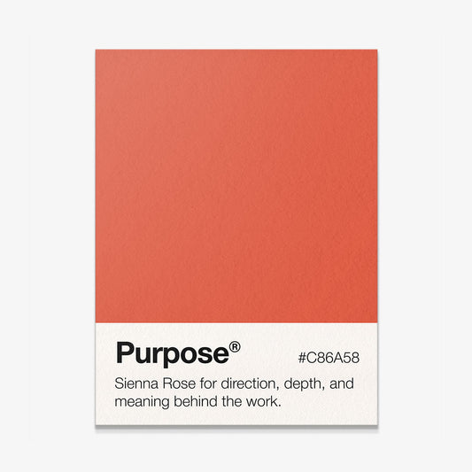 Purpose Palette motivational canvas wall art
