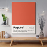 Purpose Palette canvas wall art