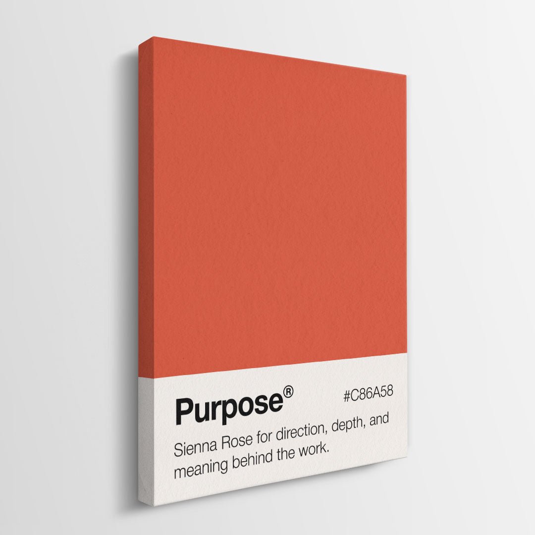 Purpose Palette canvas wall art