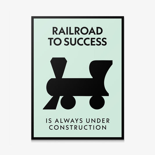 Railroad To Success canvas art