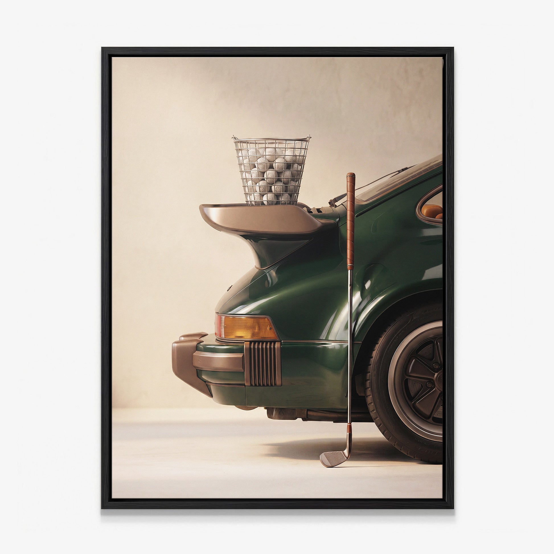 Range Spoiler golf canvas black frame