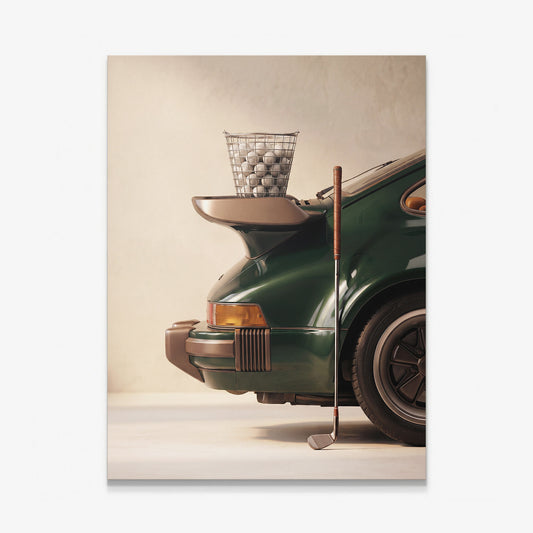 Range Spoiler golf canvas wall art print