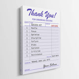 Receipt For Success canvas wall art