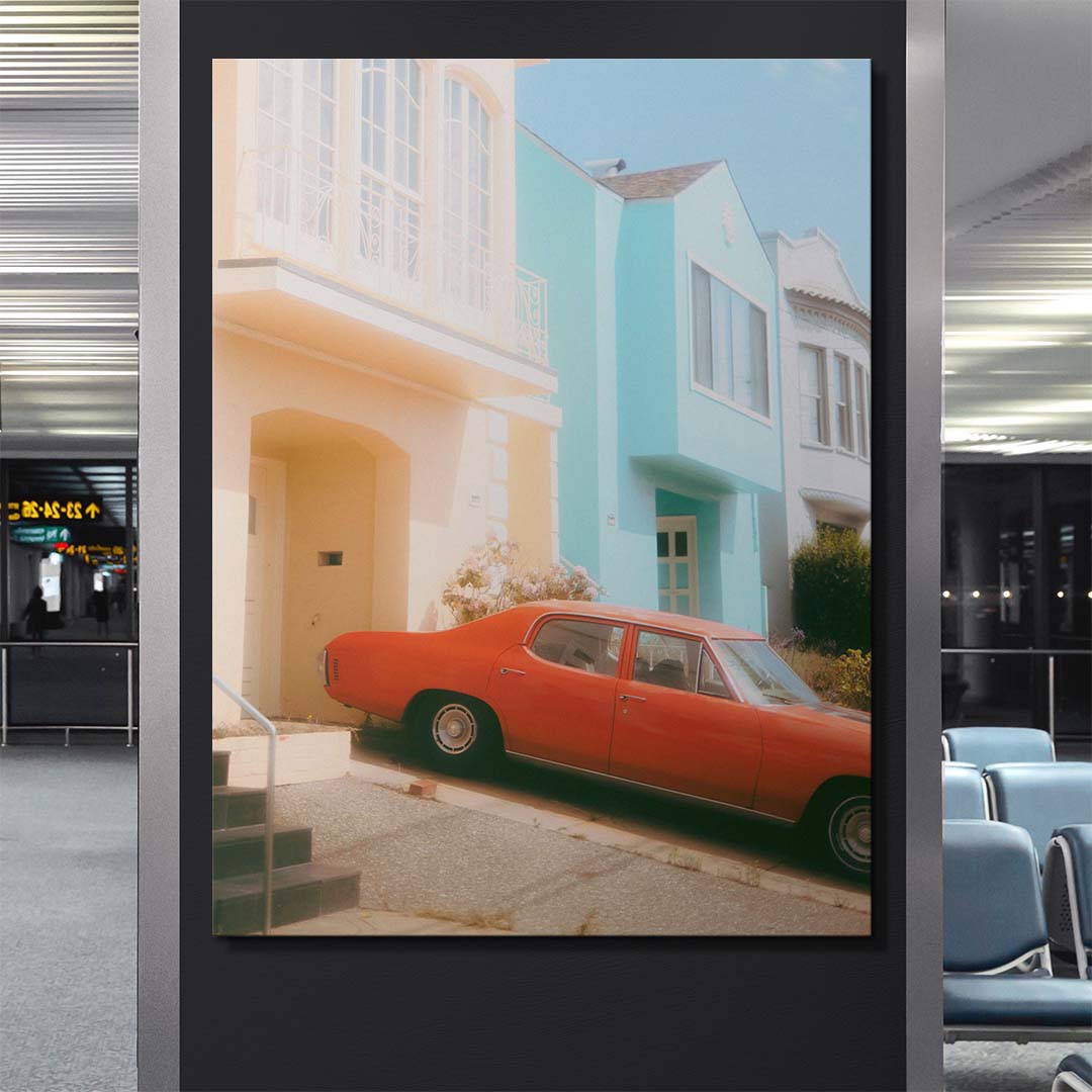 Red Slope Ride canvas art