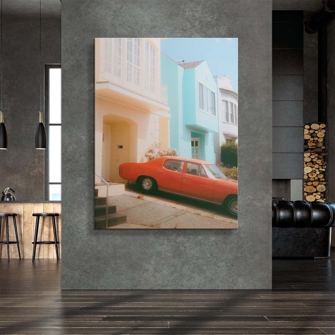 Red Slope Ride canvas art