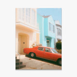 Red Slope Ride canvas wall art