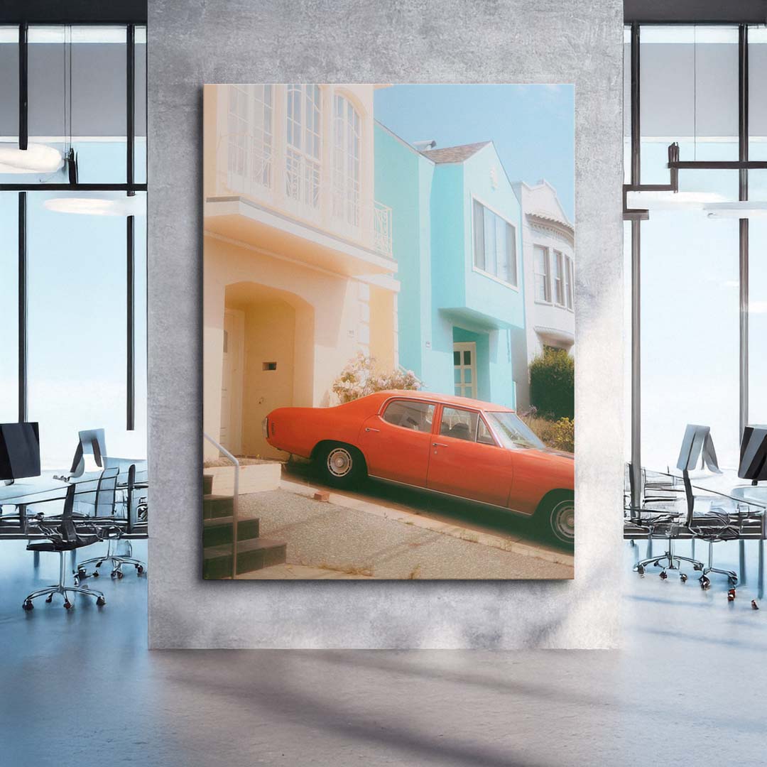 Red Slope Ride canvas art