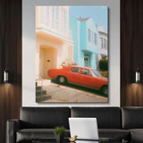 Red Slope Ride canvas wall art