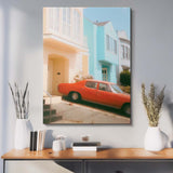 Red Slope Ride canvas wall art