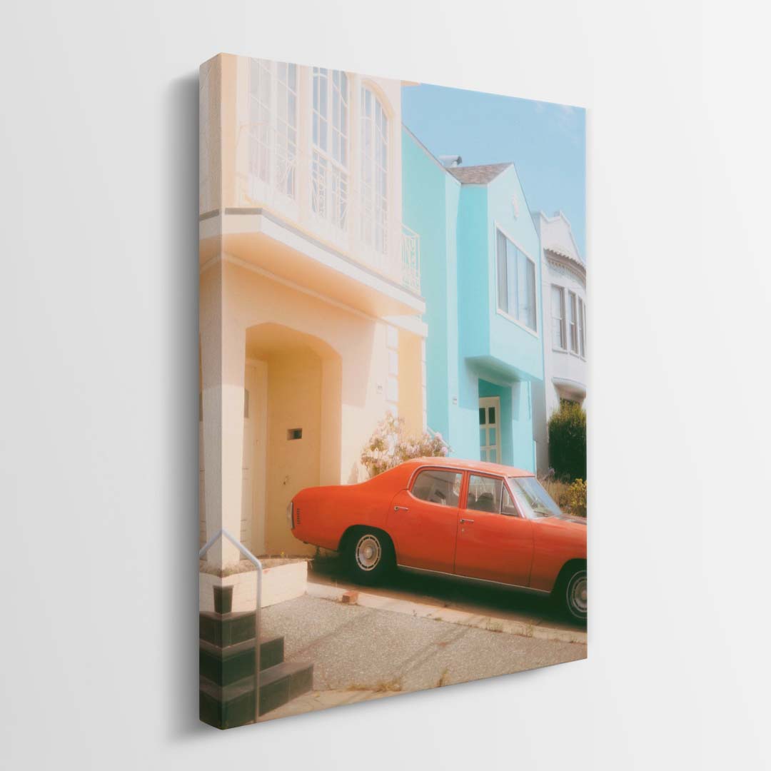 Red Slope Ride canvas art