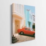 Red Slope Ride canvas wall art