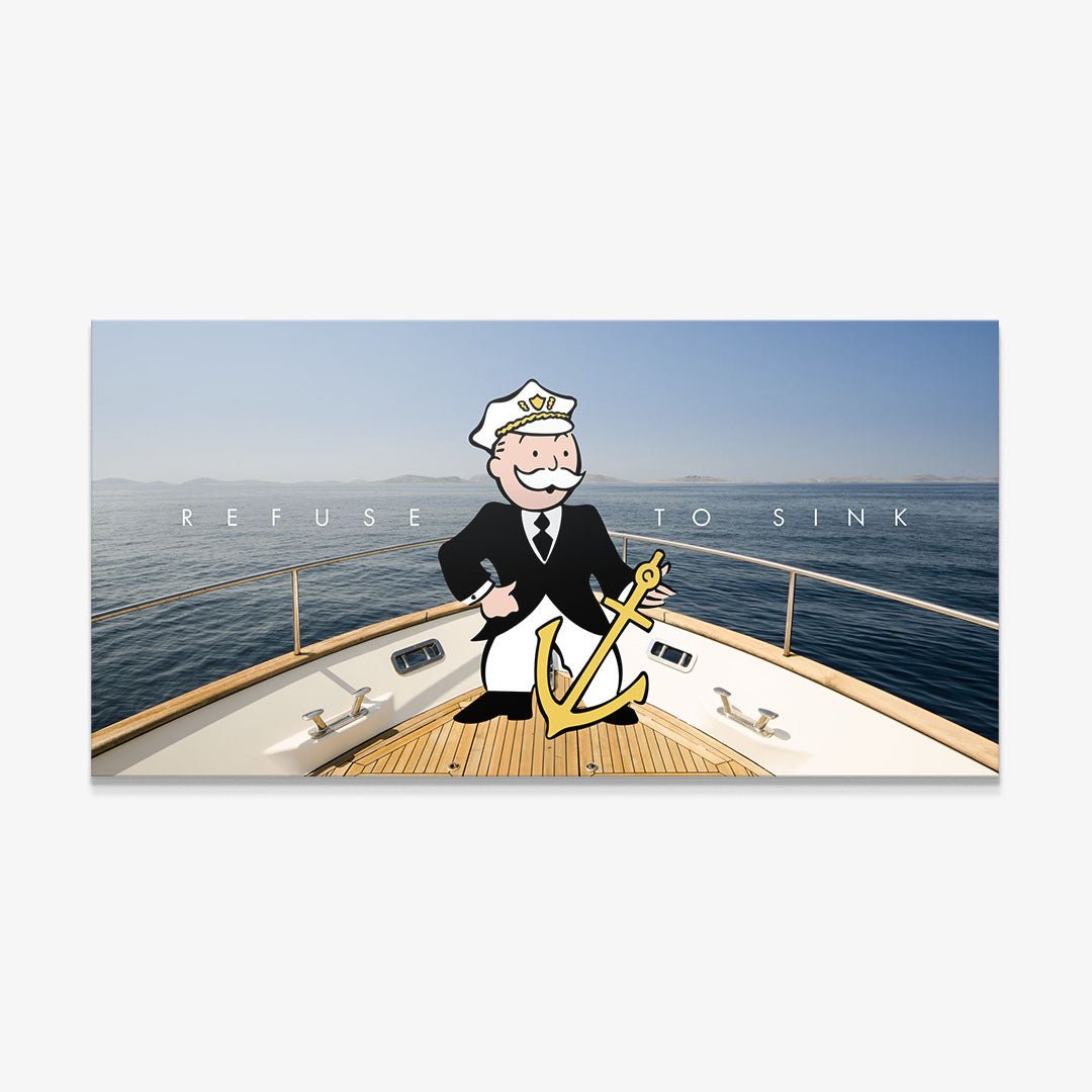 Refuse To Sink canvas wall art