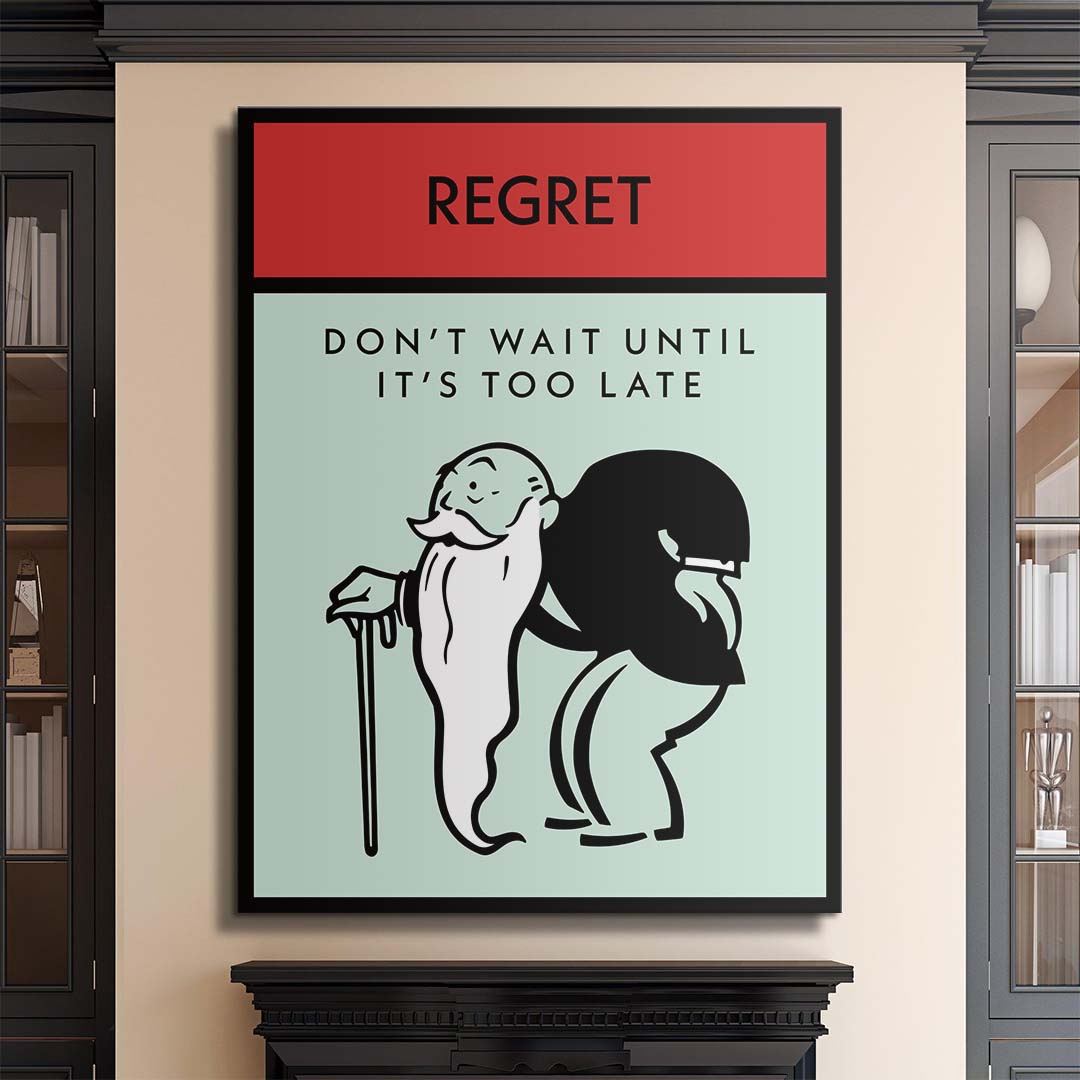 Regret canvas art