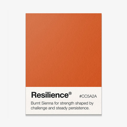 Resilience Palette motivational canvas wall art