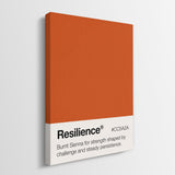 Resilience Palette canvas wall art