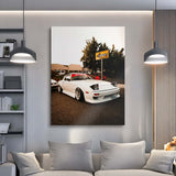 Retro Rebellion canvas wall art