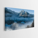 Rise Above The Fog canvas wall art