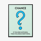 Risk Everything canvas wall art