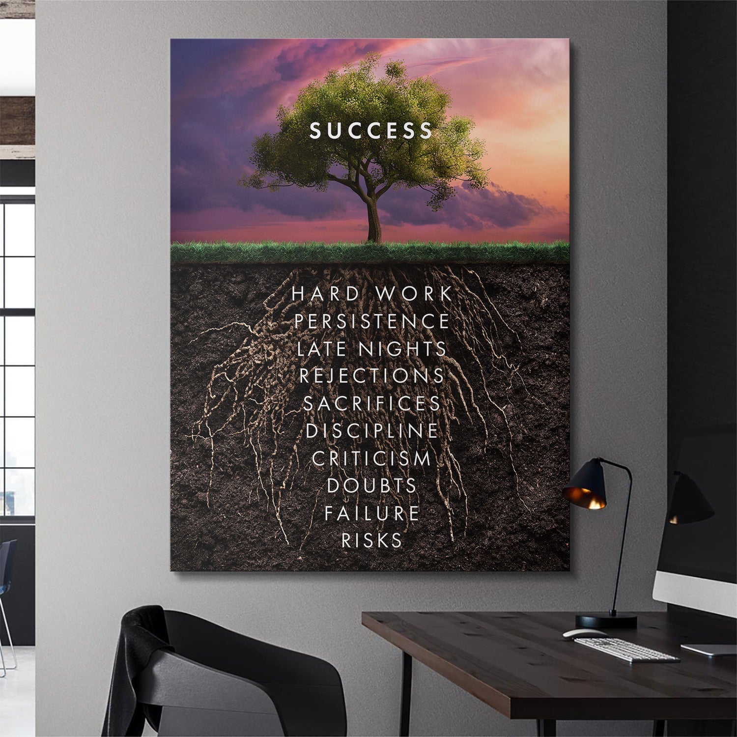 Roots of Success canvas art