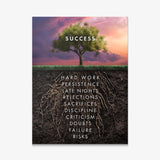 Roots of Success canvas wall art