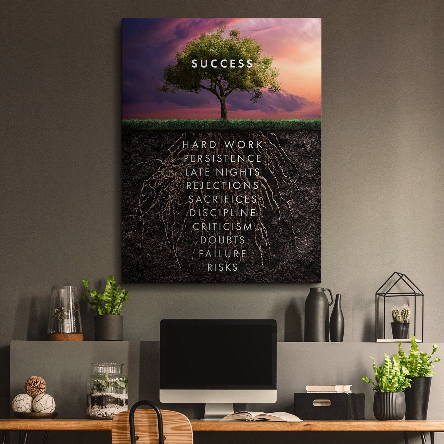 Roots of Success canvas art