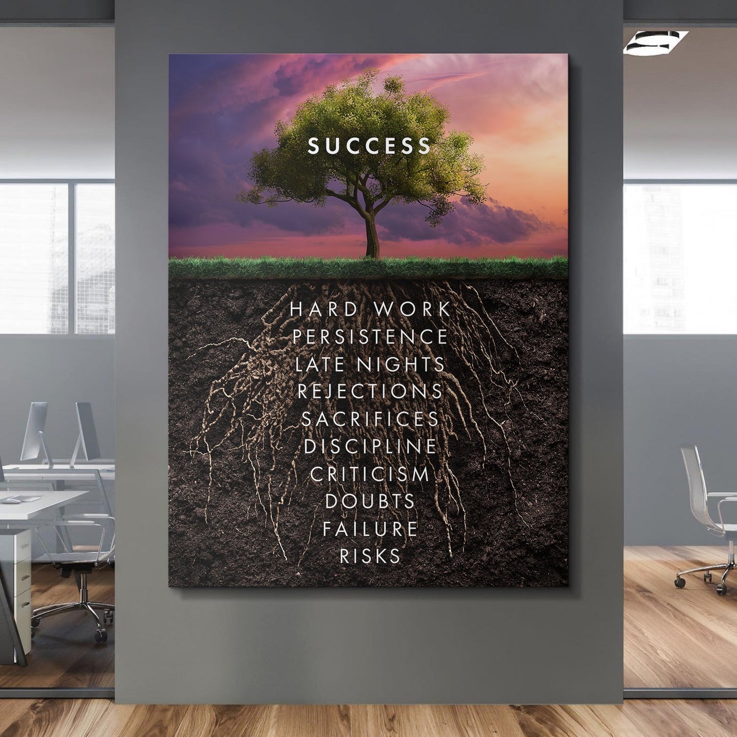 Roots of Success canvas art