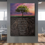 Roots of Success canvas wall art