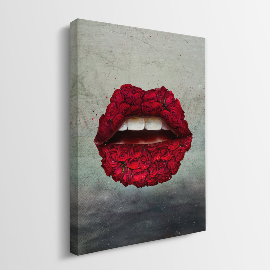 Rose Lips canvas art