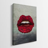 Rose Lips canvas wall art