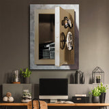 Safe Money canvas wall art