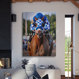 Secretariat Tunnel Vision canvas wall art