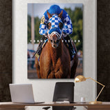 Secretariat Tunnel Vision canvas wall art