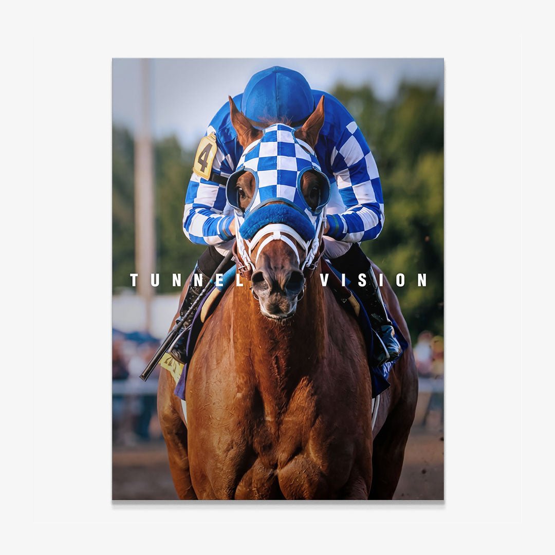 Secretariat Tunnel Vision canvas wall art