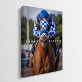 Secretariat Tunnel Vision canvas wall art