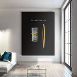 Sell Me This Pen canvas wall art