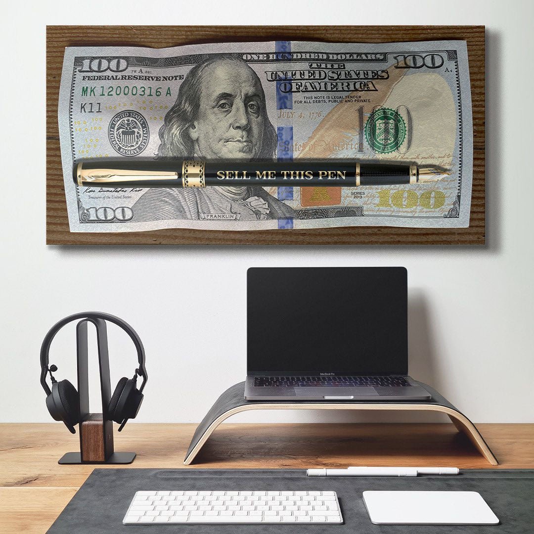 Sell Me This Pen (The Hundred) canvas wall art