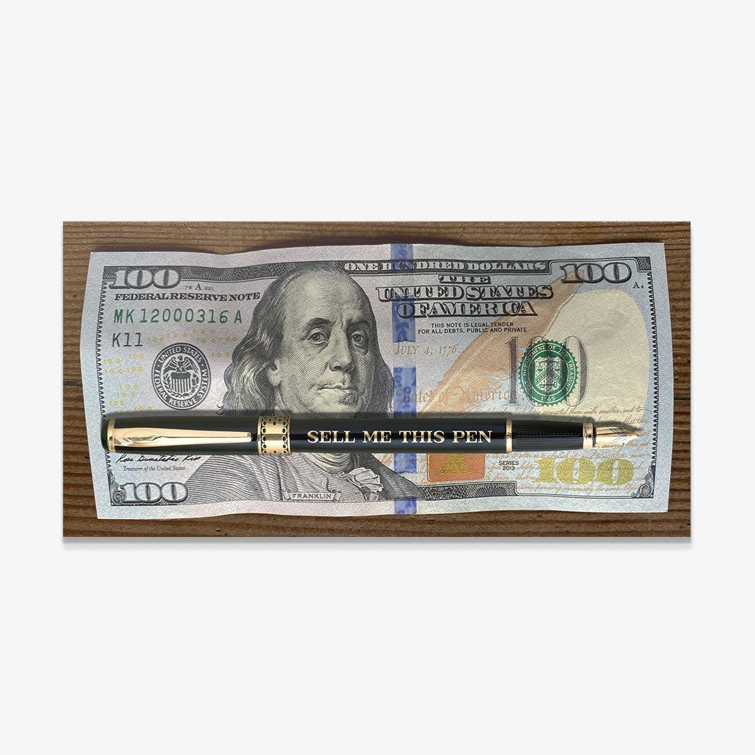 Sell Me This Pen (The Hundred) canvas wall art
