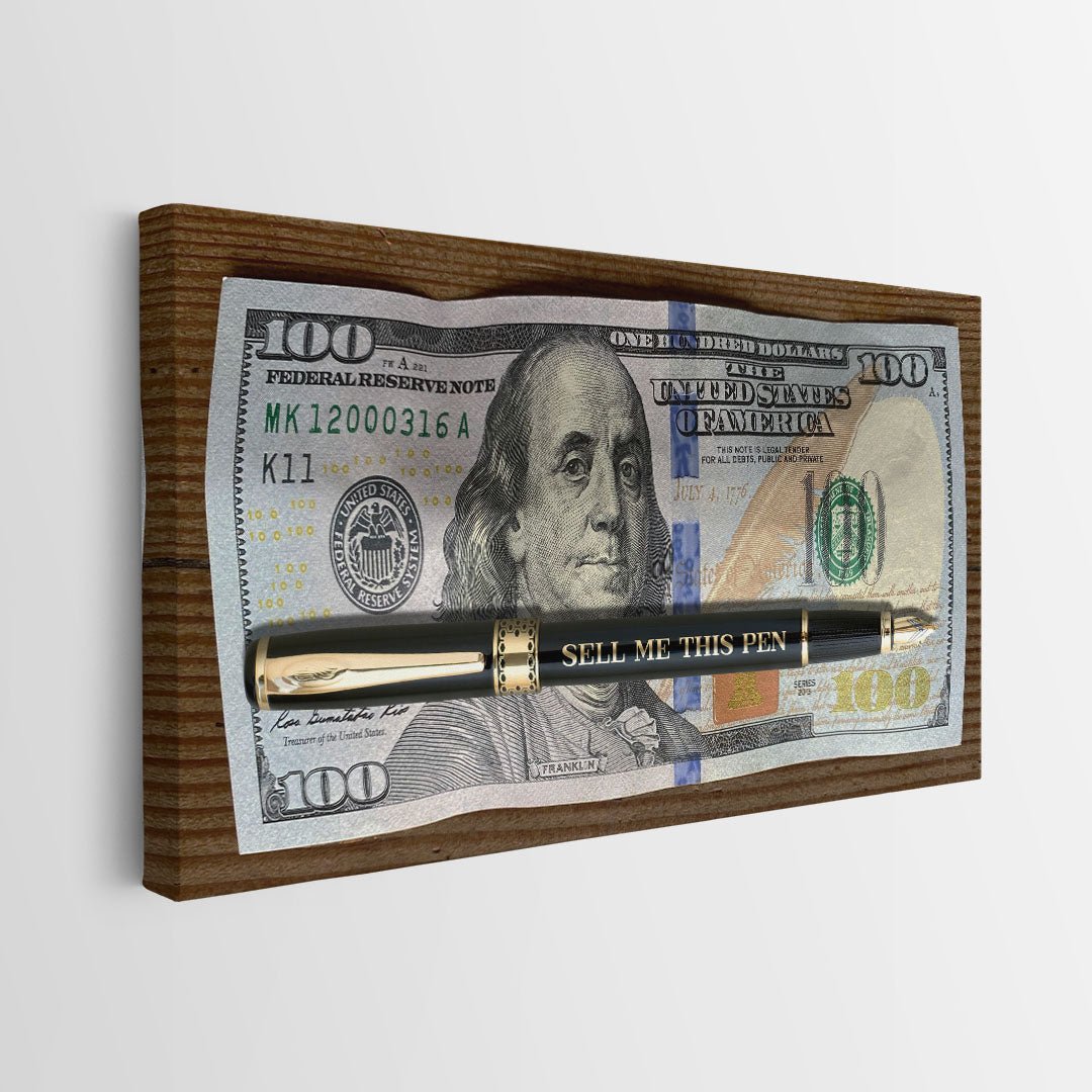 Sell Me This Pen (The Hundred) canvas wall art