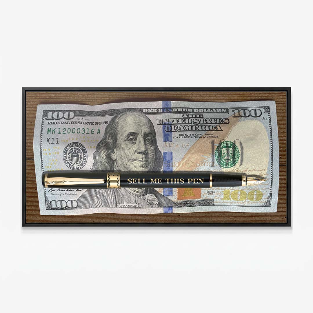 Sell Me This Pen (The Hundred) canvas wall art