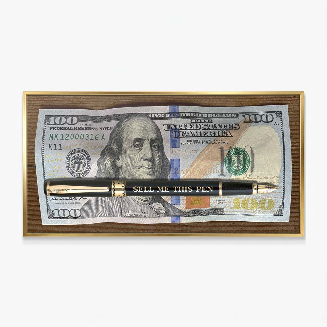 Sell Me This Pen (The Hundred) canvas wall art