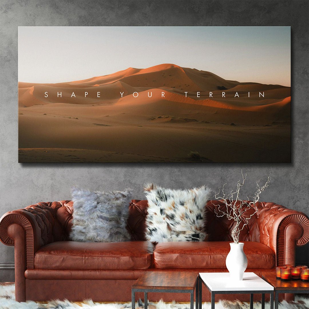 Shape Your Terrain canvas art