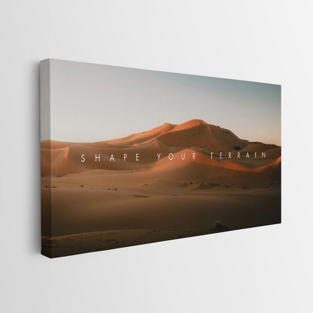 Shape Your Terrain canvas art