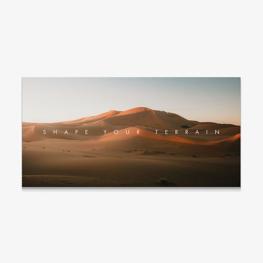 Shape Your Terrain canvas art