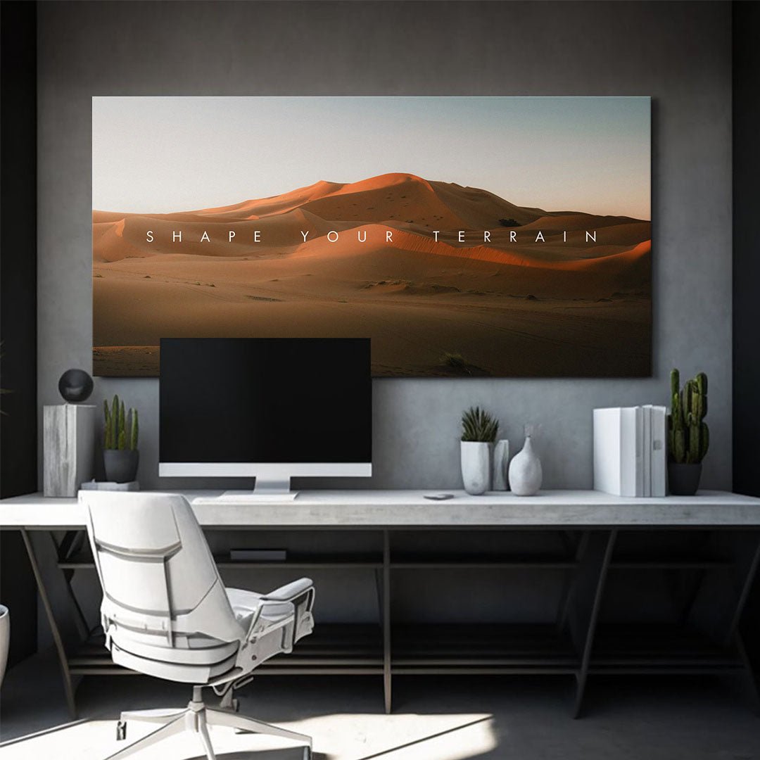 Shape Your Terrain canvas art