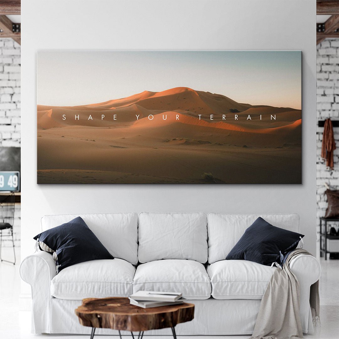 Shape Your Terrain canvas art